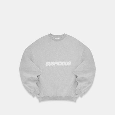 PL / Slanted Crewneck - Neutral Heather