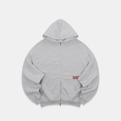 Fall / Core Zip-Up Hoodie - Neutral Heather