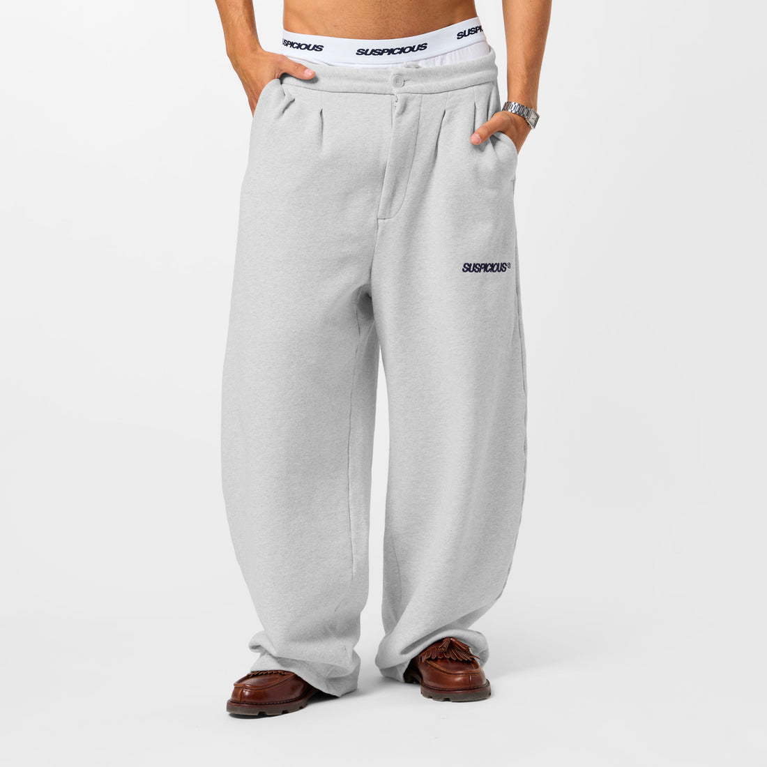 +351 Cotton / 351 Essentials Pleated Sweatpants - Ash