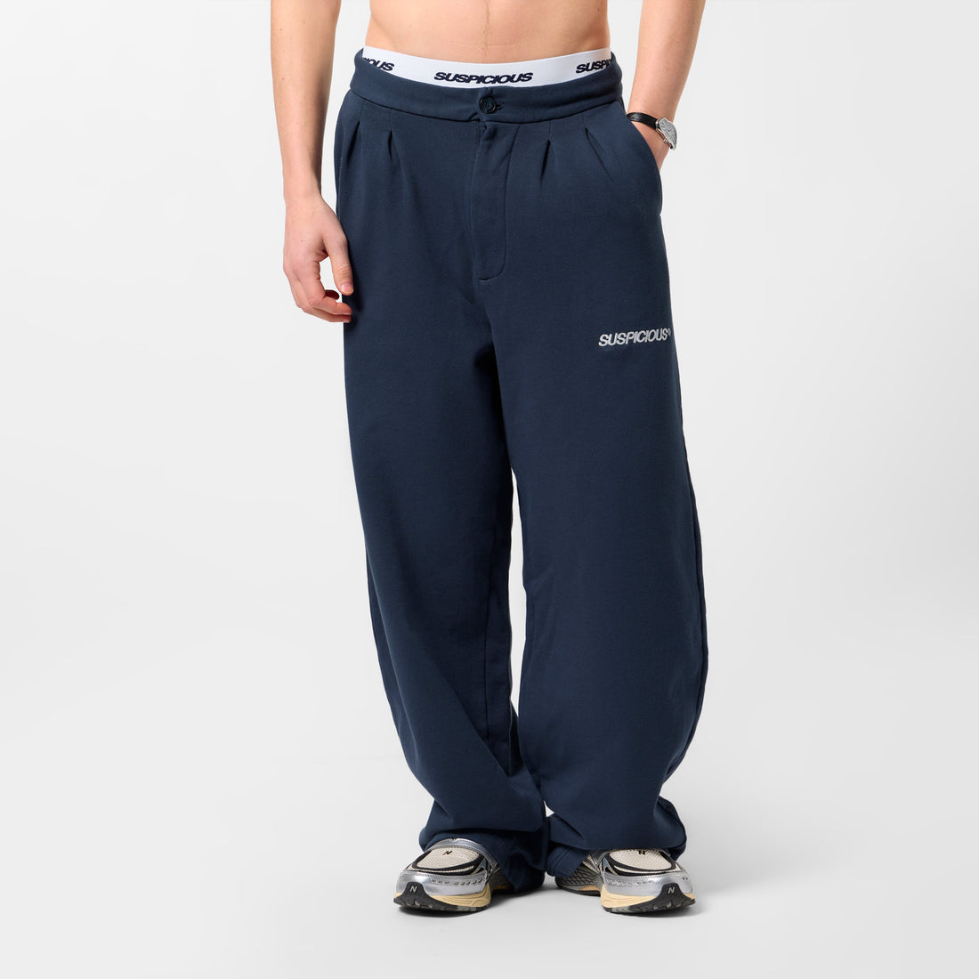 +351 Cotton / 351 Essentials Pleated Sweatpants - Nightfall