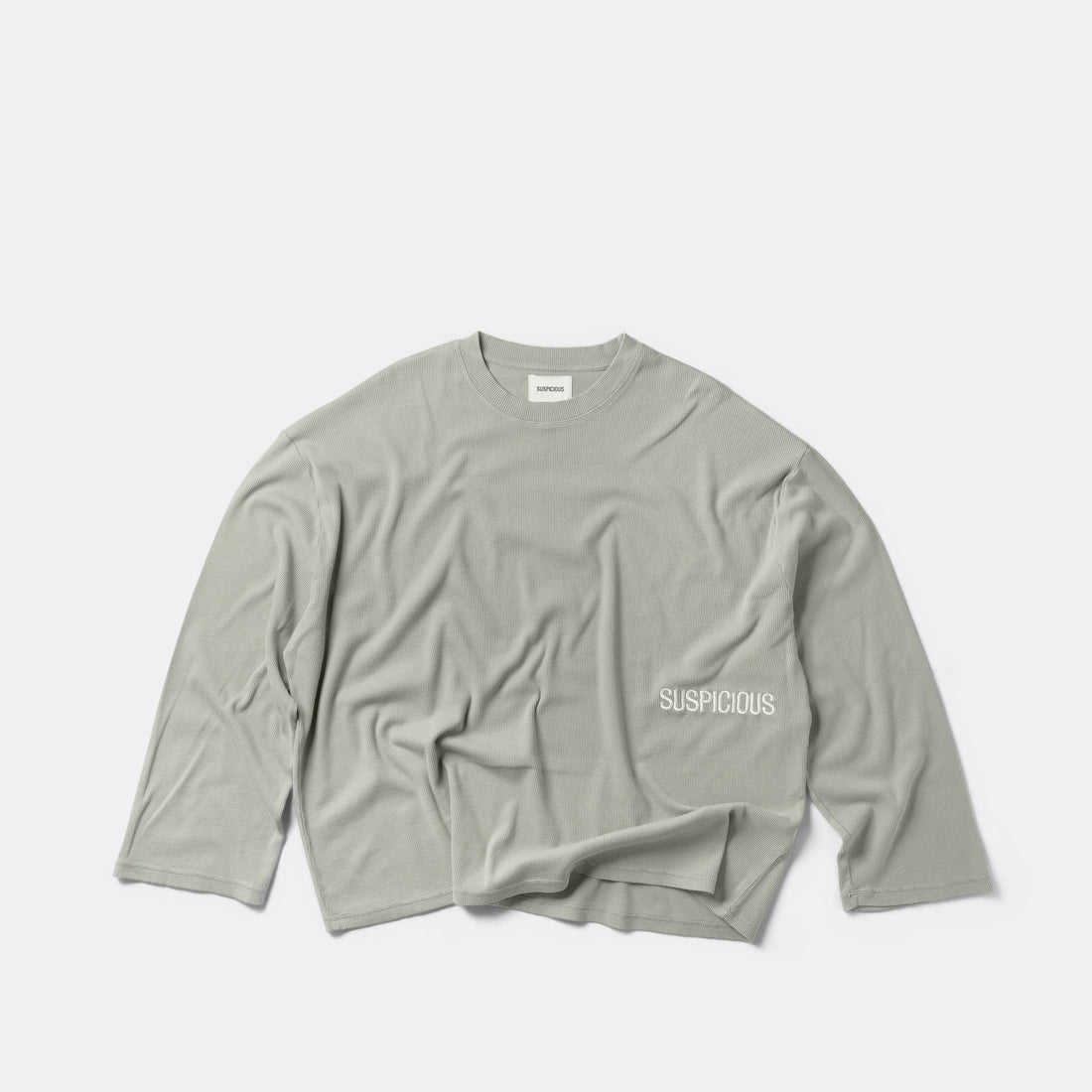 Core / Core Ribbed Longsleeve - Washed Rhino