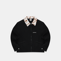 Daisy Denim Zip-Up Jacket - Black