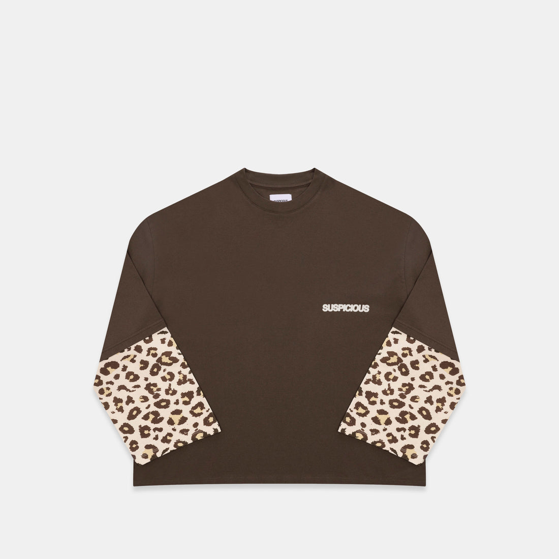 Leopard / Leopard Layered Longsleeve - Espresso