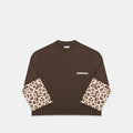 Leopard / Leopard Layered Longsleeve - Espresso