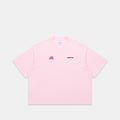 Summer / Offset Tee - Baby Pink