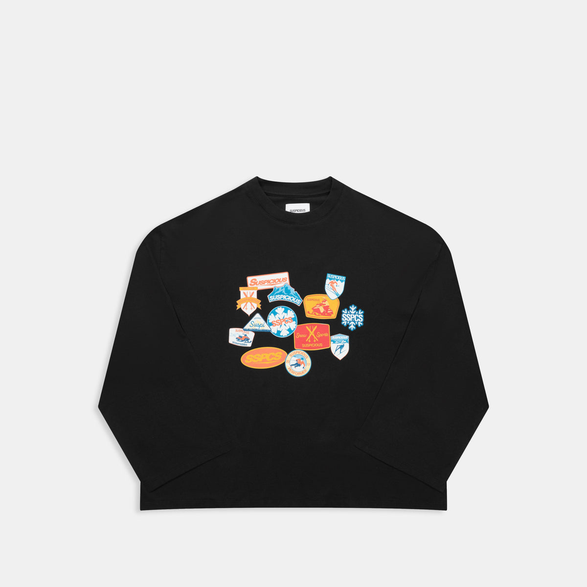 Winter3 / Patchwork Longsleeve - Black