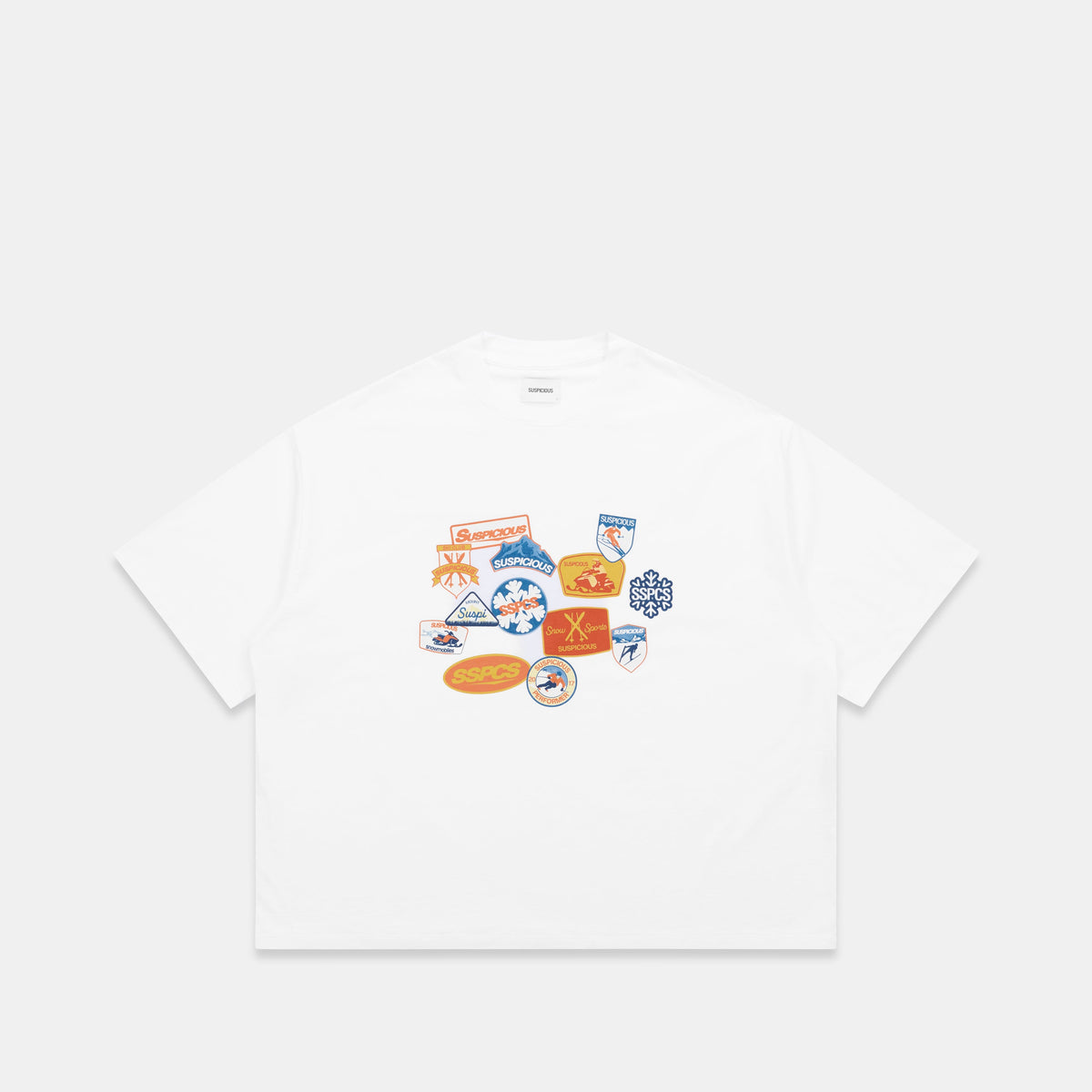 Winter3 / Patchwork Tee - White