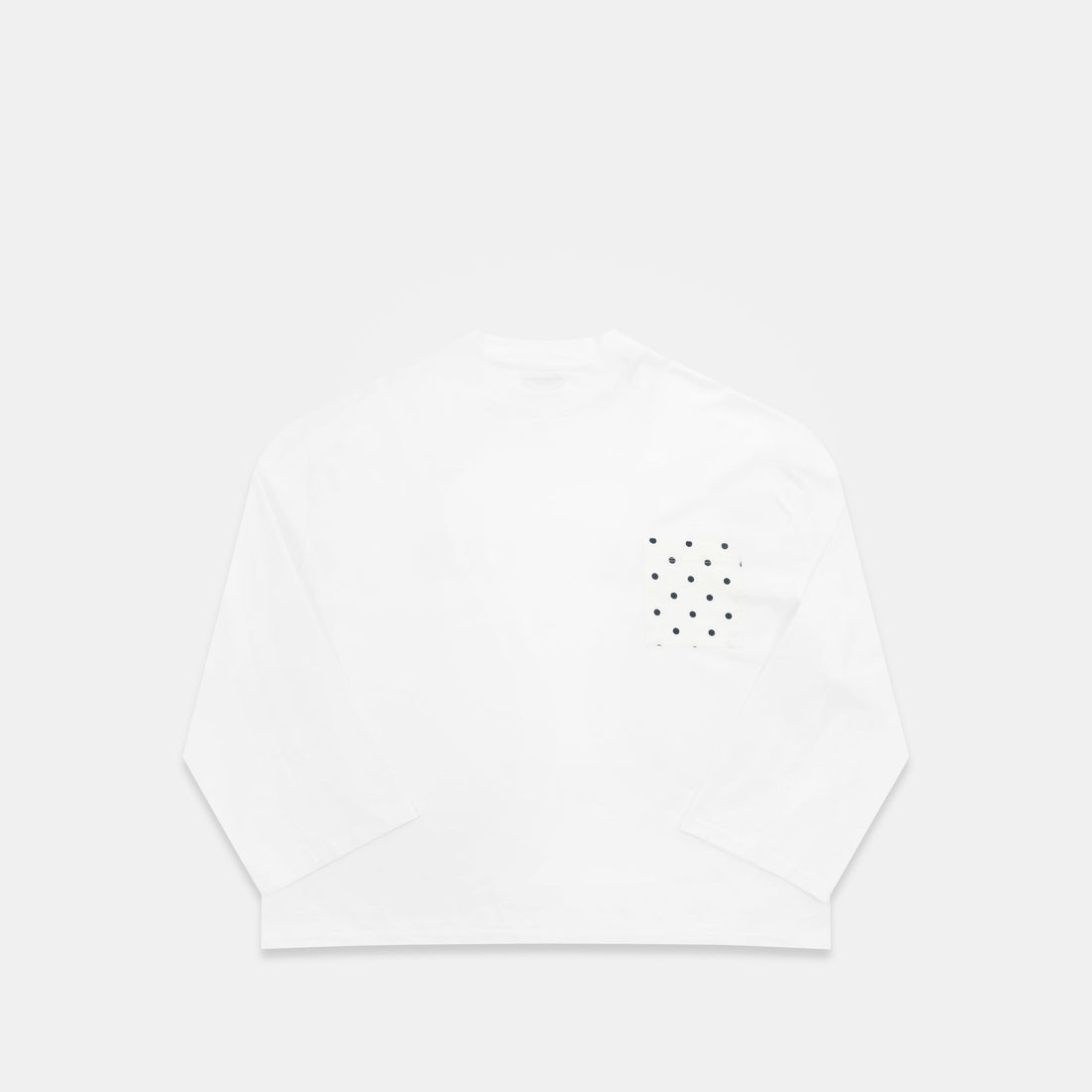 Polkaline / Polka Pocket Longsleeve - White