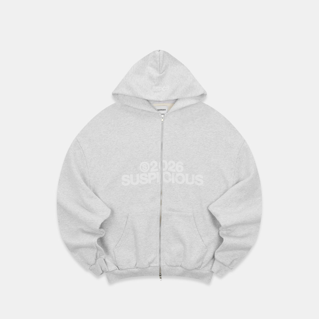 Spring 1 / S2026 Zip-Up Hoodie - Ash