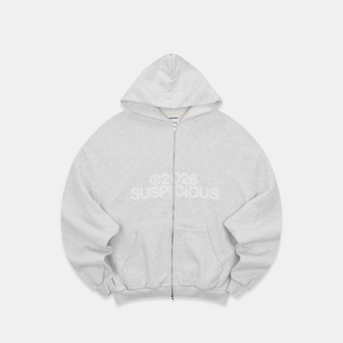 Spring 1 / S2026 Zip-Up Hoodie - Ash