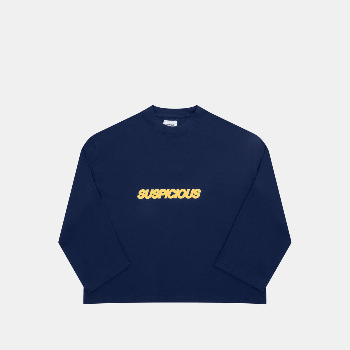 Camo / Slanted Longsleeve - Deep Navy