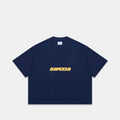 Camo / Slanted Tee - Deep Navy