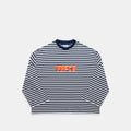 Bestsellers Variants / Solid Striped Longsleeve - Coastal Blue