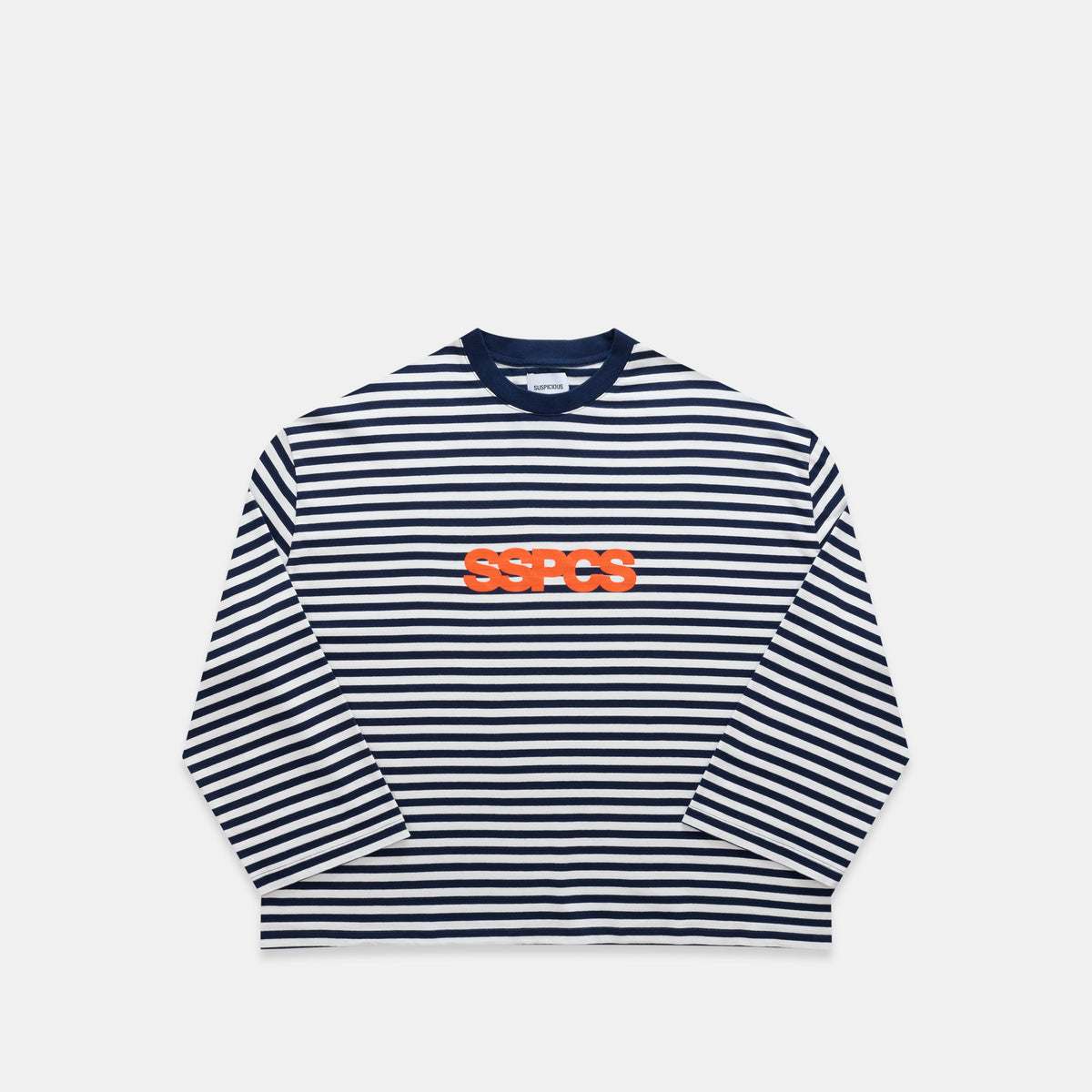 Bestsellers Variants / Solid Striped Longsleeve - Coastal Blue