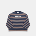 Winter1 / Striped Longsleeve - Navy & Red