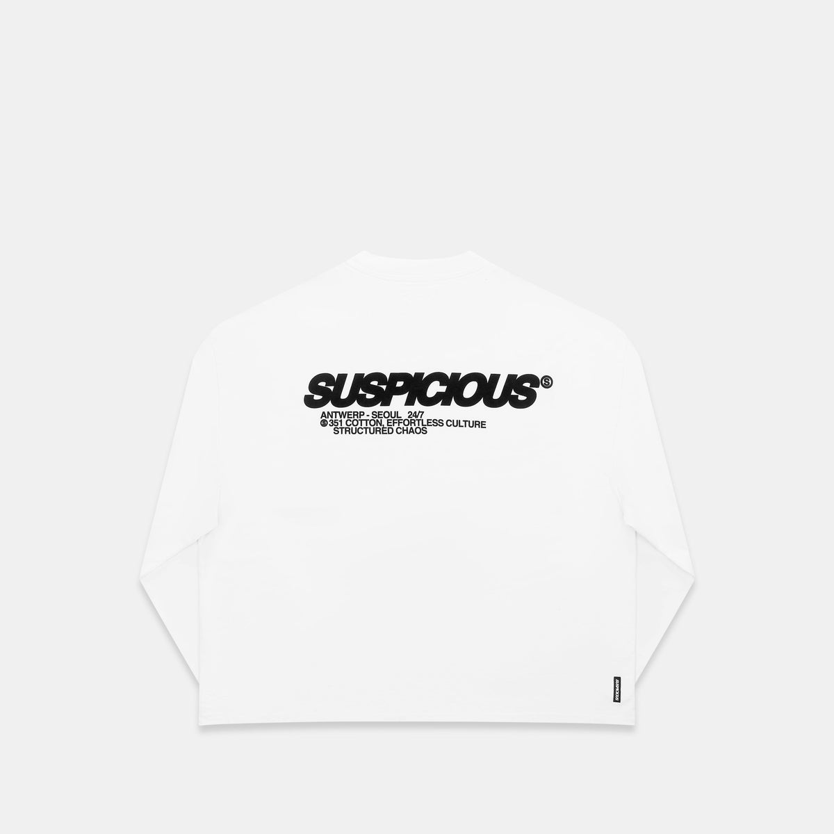+351 Cotton / Structured Chaos Longsleeve - White