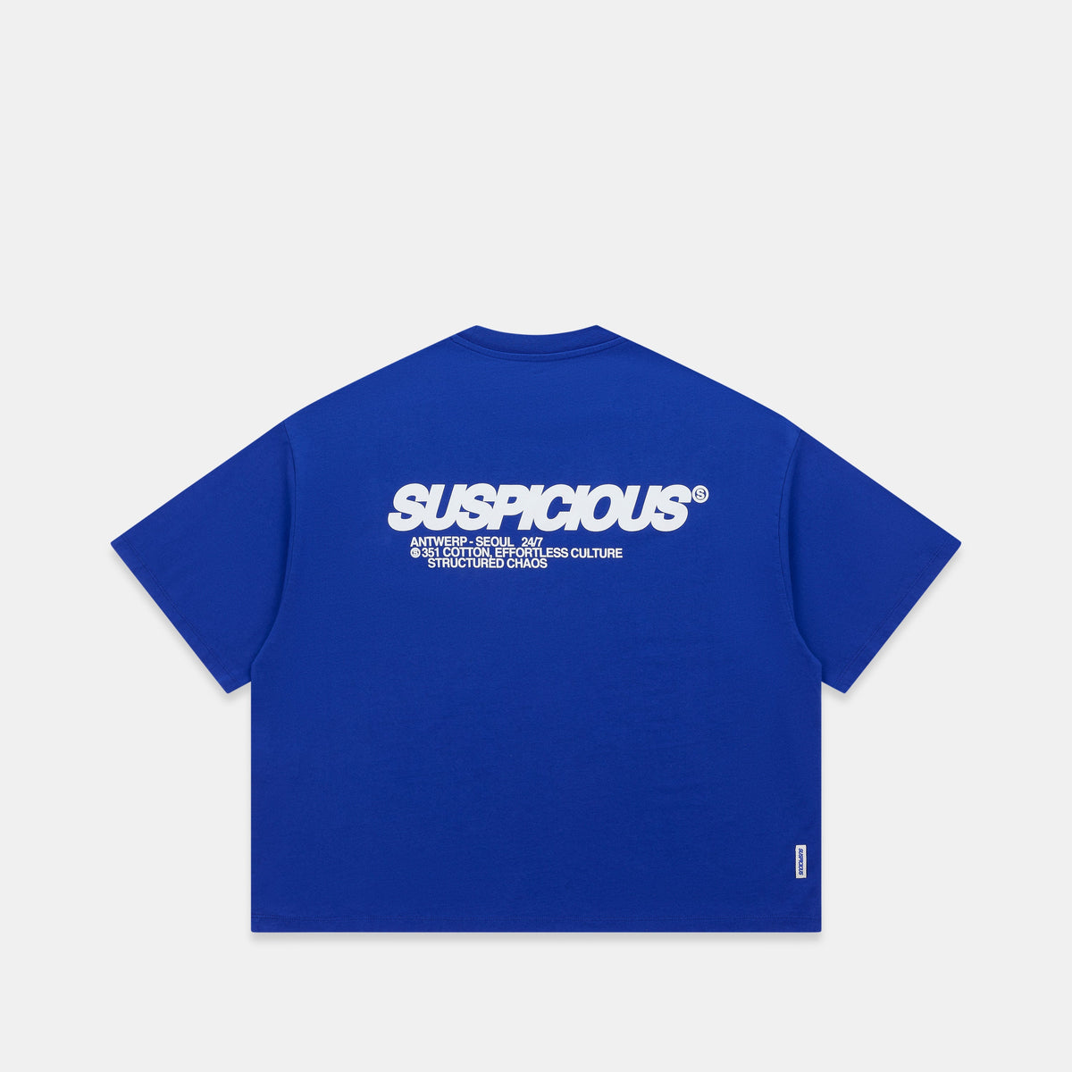 +351 Cotton / Structured Chaos Tee - Big Blue