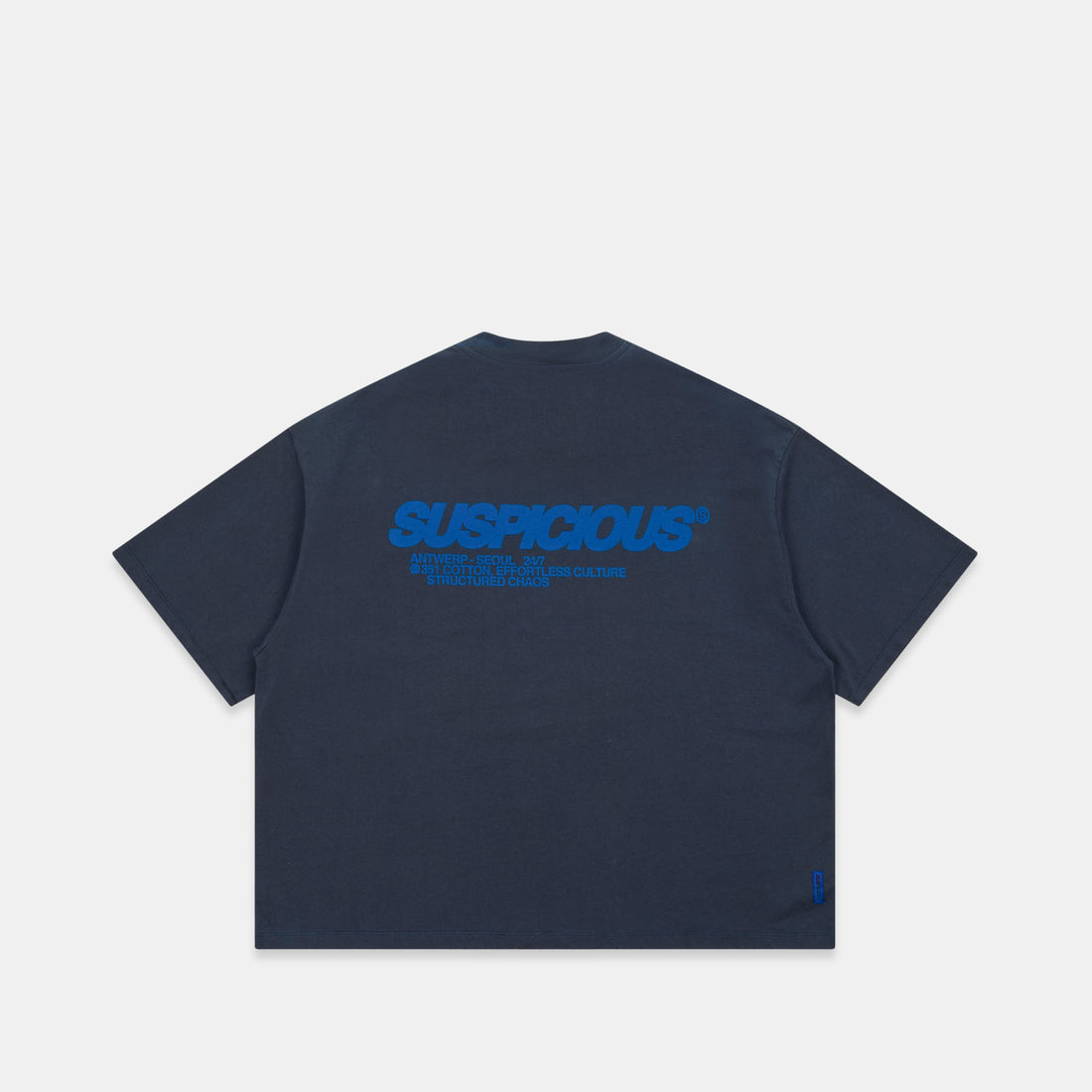 +351 Cotton / Structured Chaos Tee - Nightfall & Big Blue