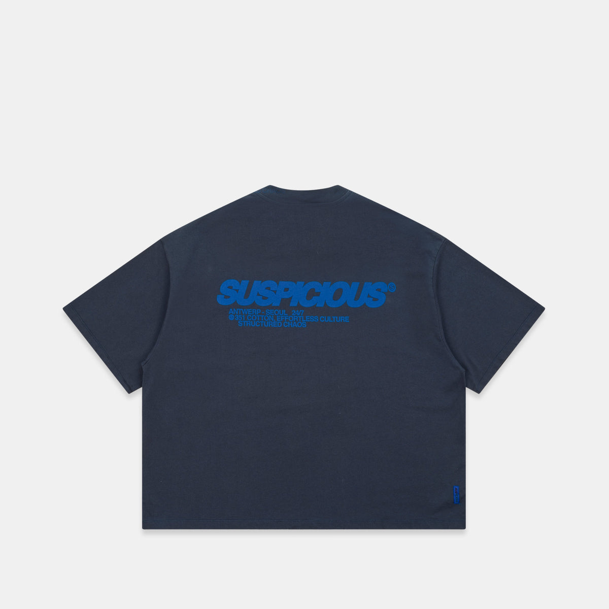 +351 Cotton / Structured Chaos Tee - Nightfall & Big Blue