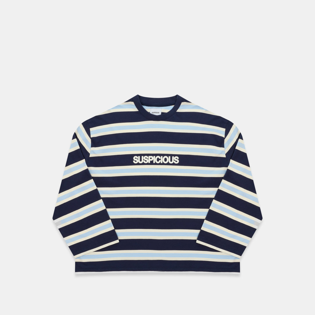 Spring 1 / Suspicious Striped Longsleeve - Nightfall & Celestial Blue
