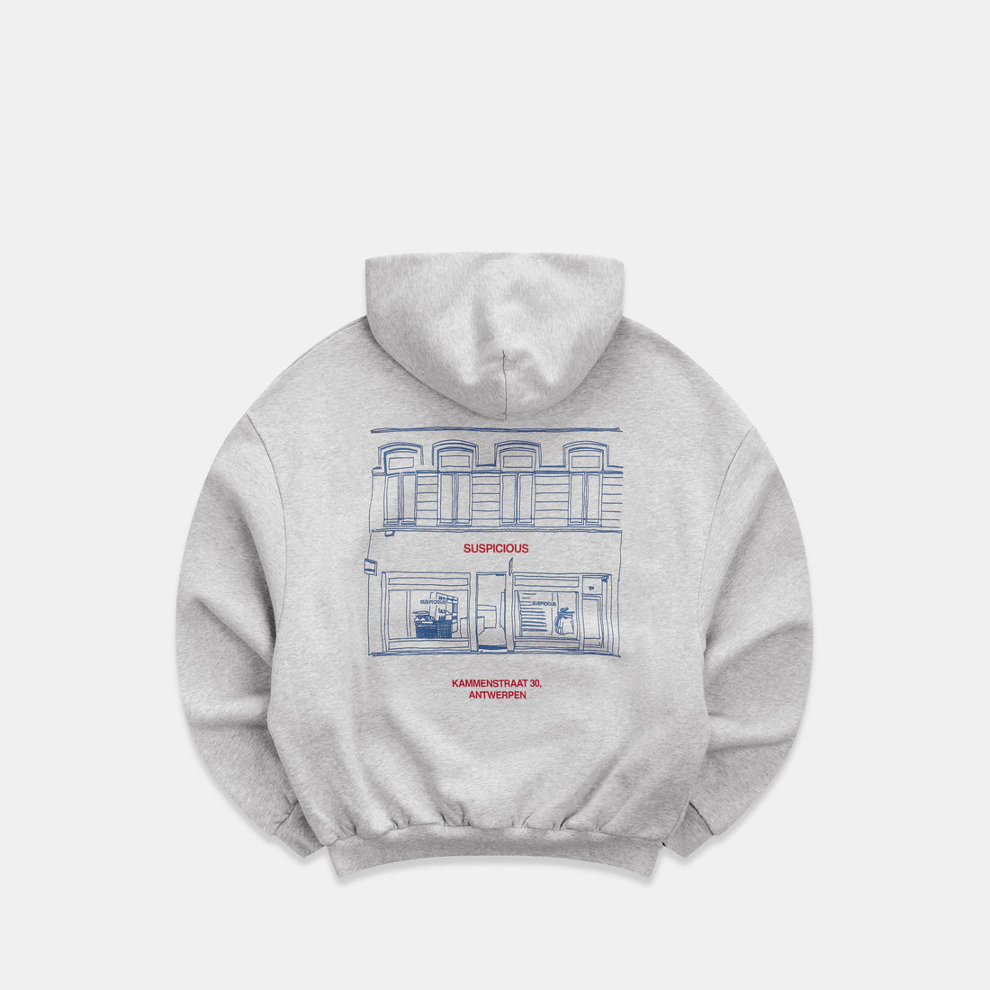 ANT Exclusive / The ANT Store Boxy Hoodie  - Neutral Heather - XXS