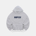 Polkaline / The SSPCS Striped Hoodie - White