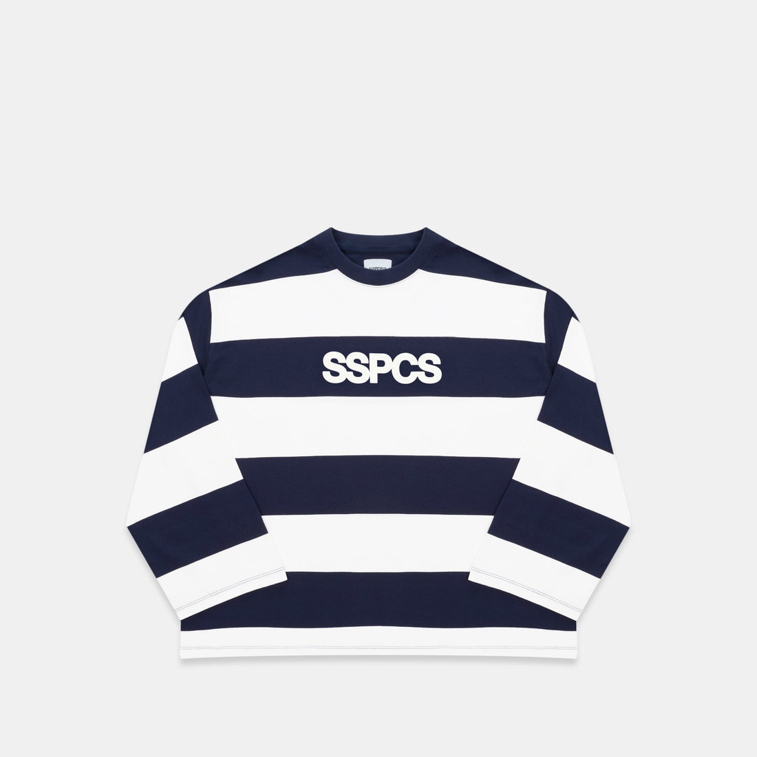 Spring 1 / The SSPCS Striped Longsleeve - Nightfall & White