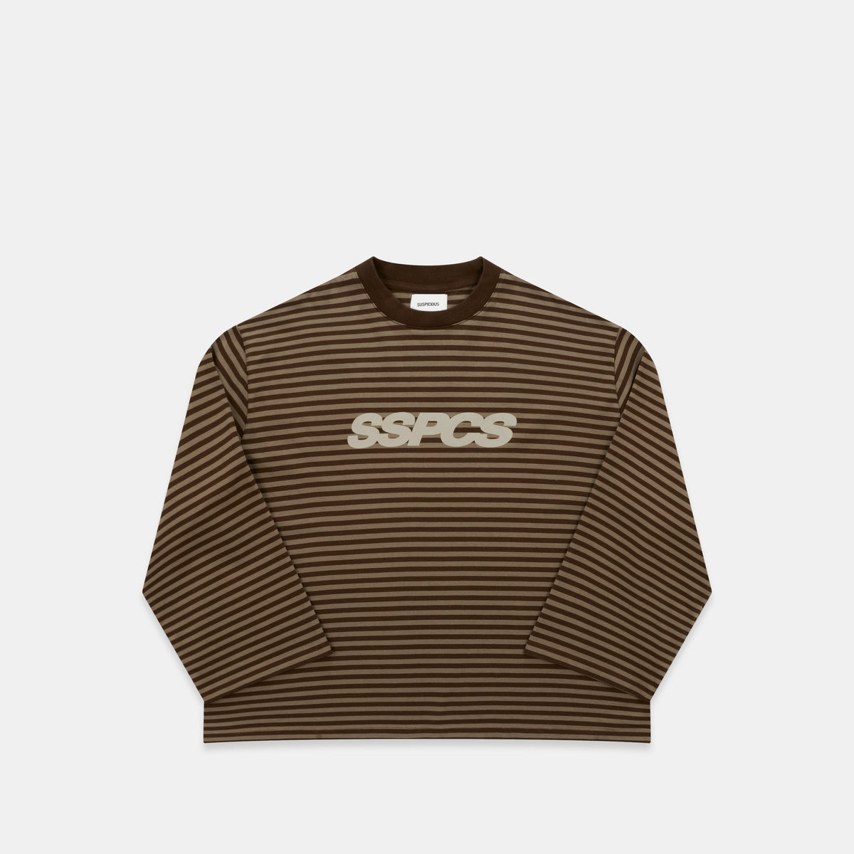 PL / The Slanted SSPCS Striped Longsleeve - Espresso Tone
