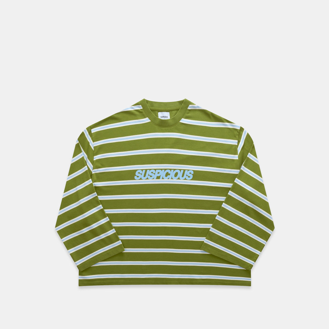 Bestsellers Variants / The Slanted Striped Longsleeve - Moss Green