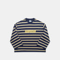 Bestsellers Variants / The Slanted Striped Longsleeve - Nightfall & Yellow