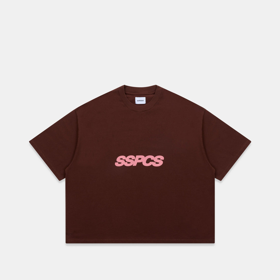 Camo / Track Tee - Burnt Mahogany