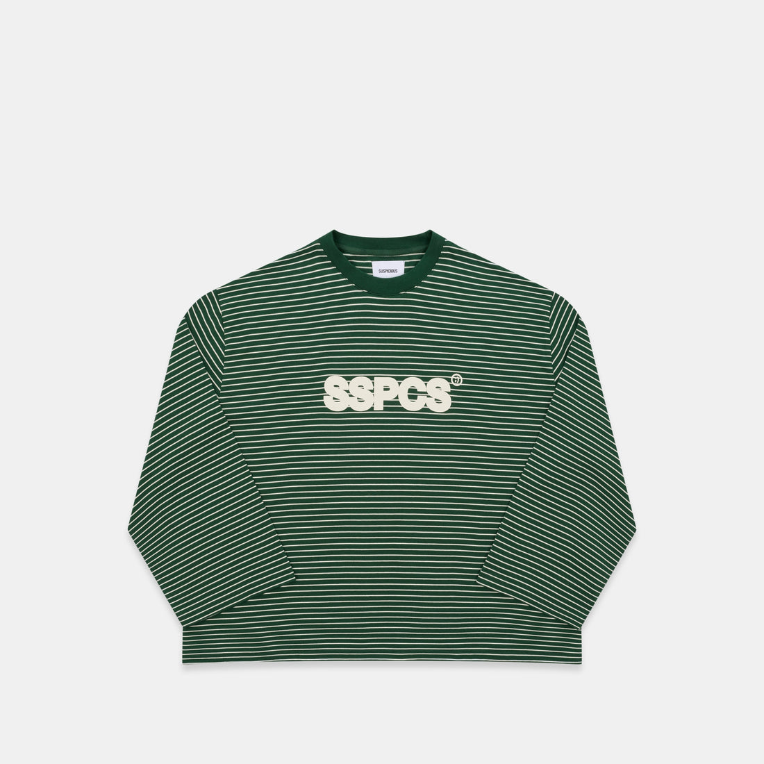 PL / The SSPCS Striped Longsleeve - Dark Forest Green