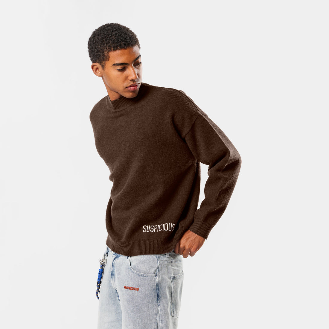 Winter2 / Core High Neck Knit - Espresso
