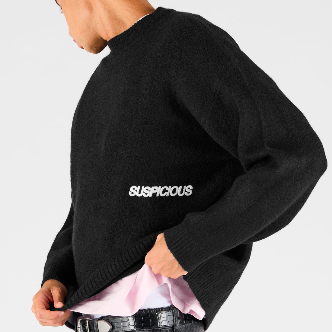 Fall 1 / Core Knitted Sweat - Black