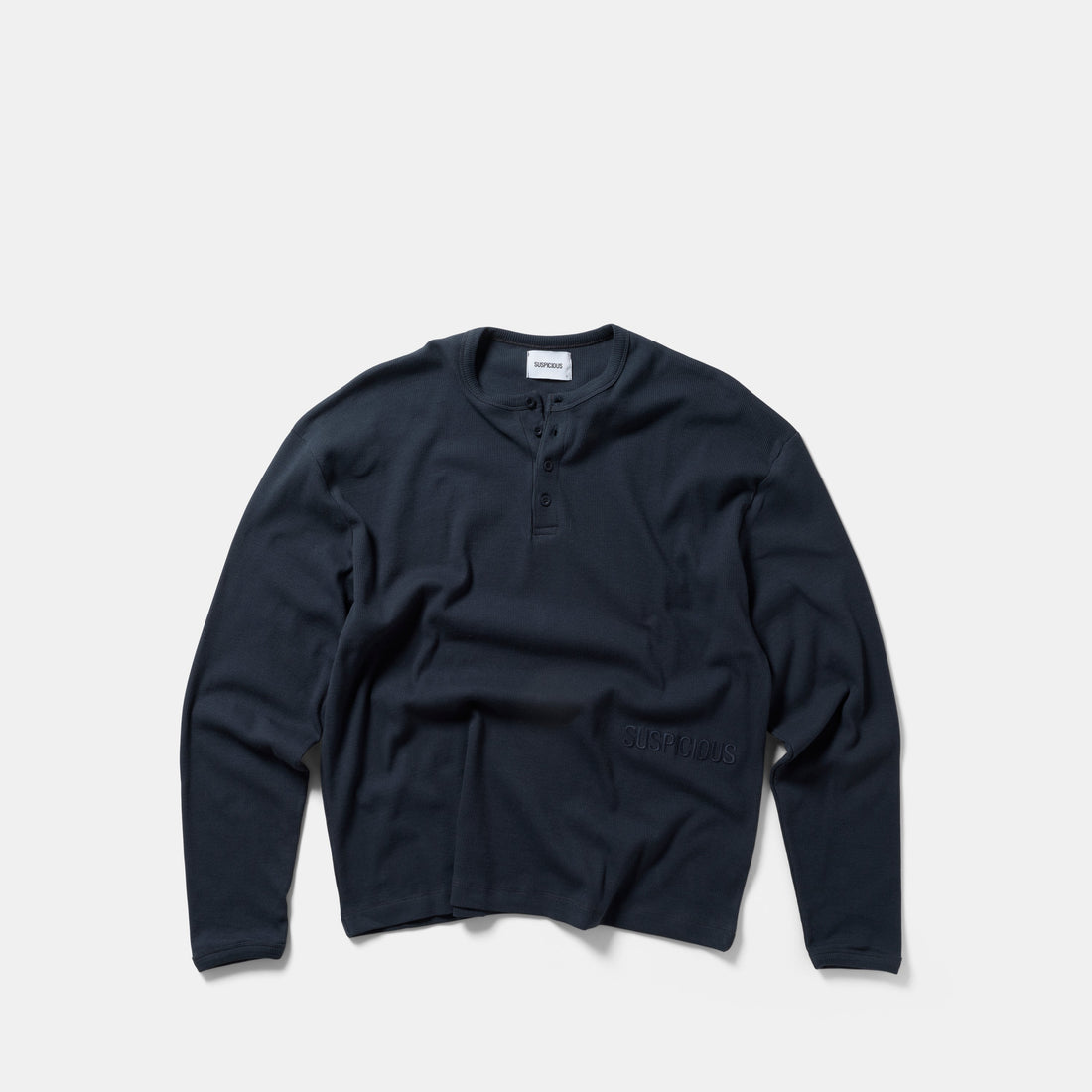 PL / Core Ribbed Henley Longsleeve - Nightfall