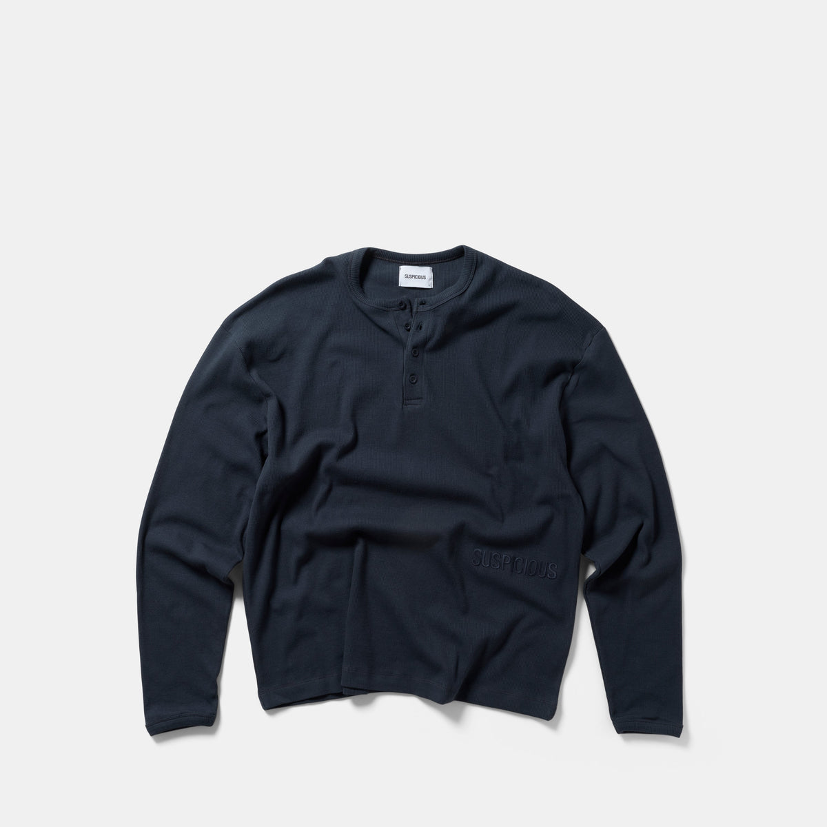 PL / Core Ribbed Henley Longsleeve - Nightfall
