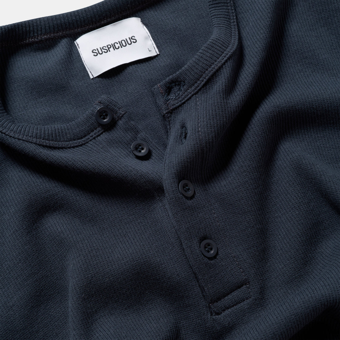 PL / Core Ribbed Henley Longsleeve - Nightfall
