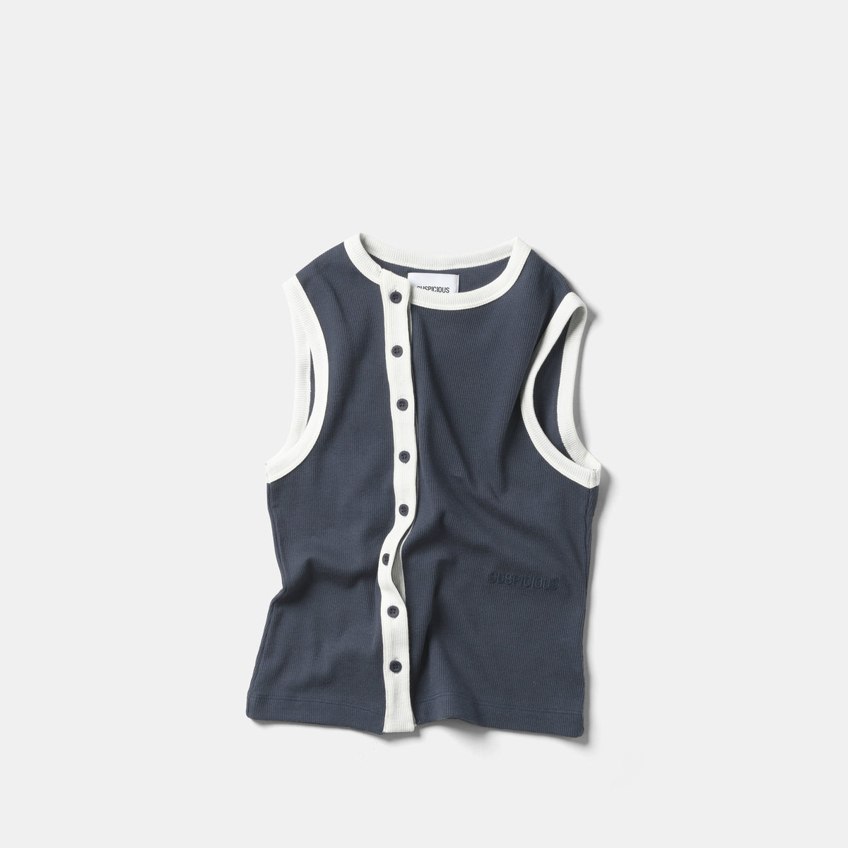 Core / Core Sleeveless Button Tank - Nightfall