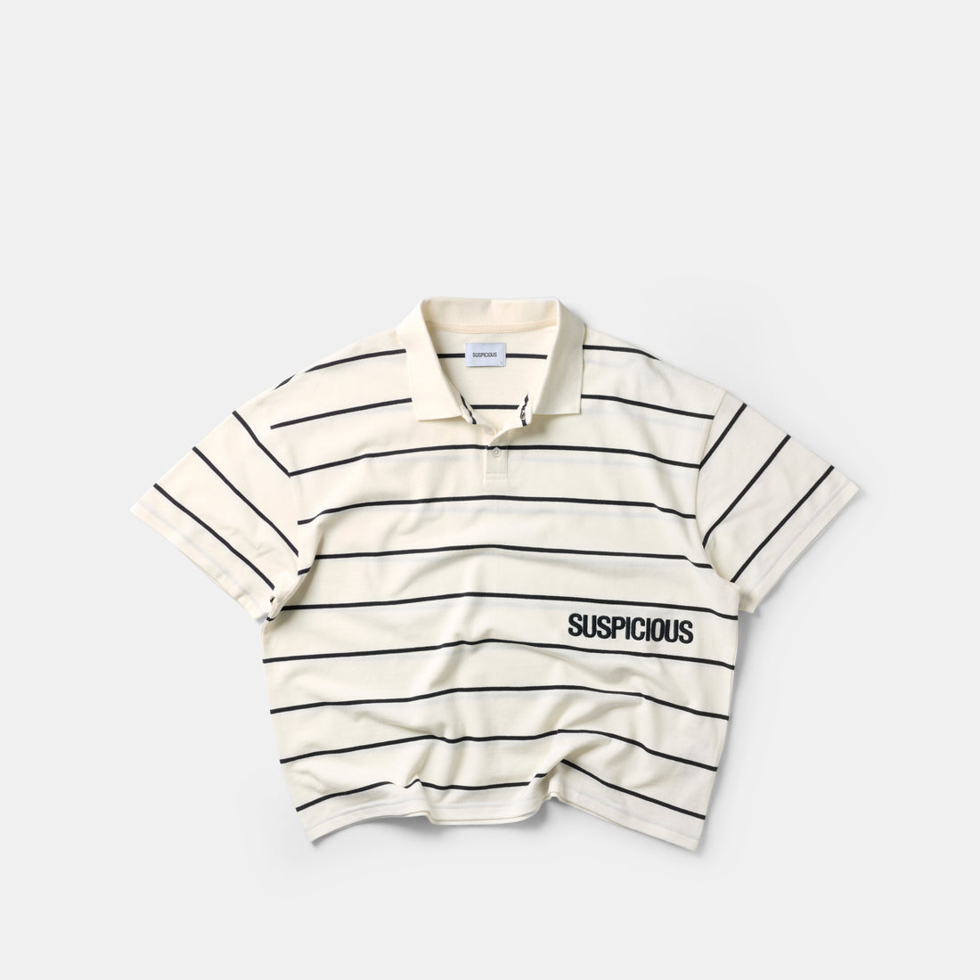 Core / Core Striped Piquet Polo - Natural