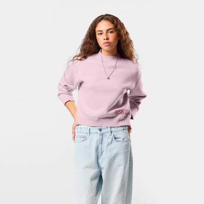 Winter2 / Core W High Neck Knit - Icy Orchid