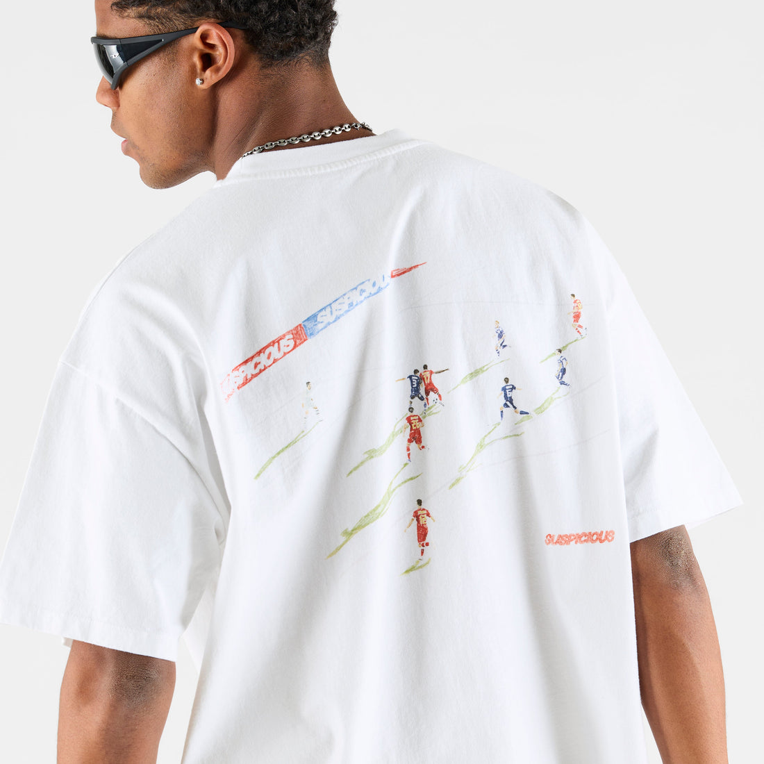 Football / Counter Tee - White