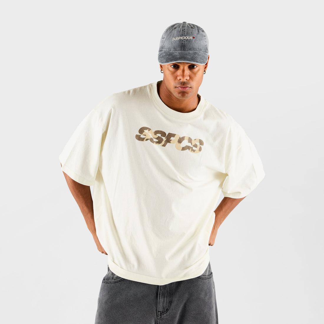 Suspicious Cowboys / Cow Tee - Natural