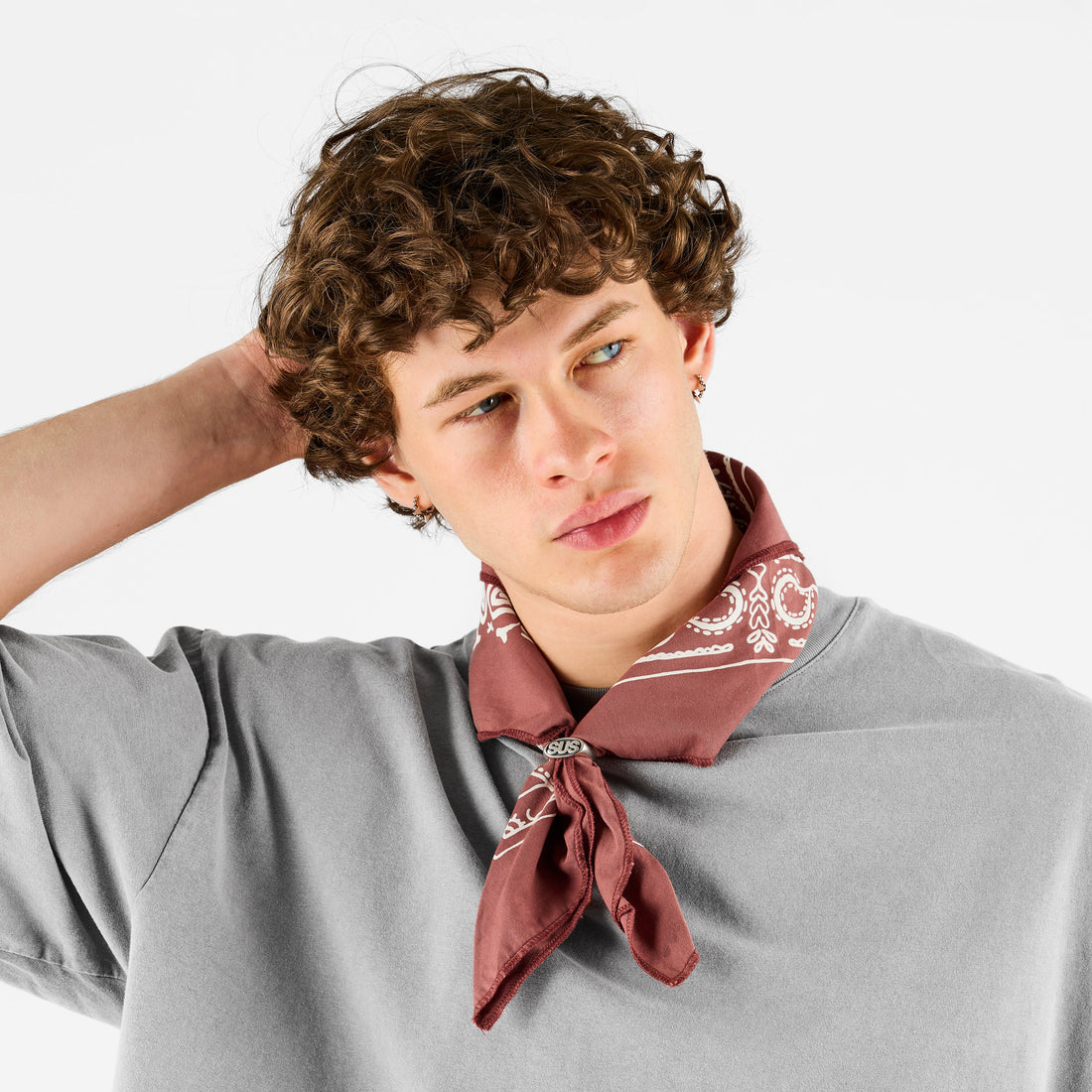 Suspicious Cowboys / Cowboy Bandana - Washed Red