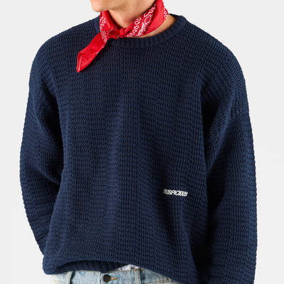 Boat / Essentials Crochet Sweat - Nightfall