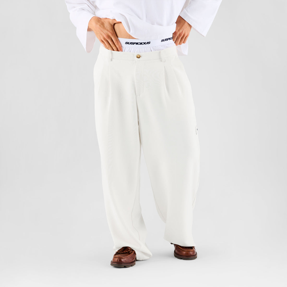 Boat / Essentials Pleated Pants - Natural