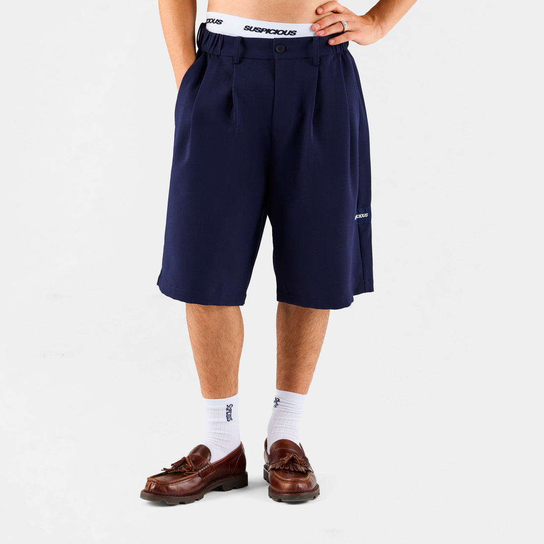 Boat / Essentials Pleated Shorts - Nightfall