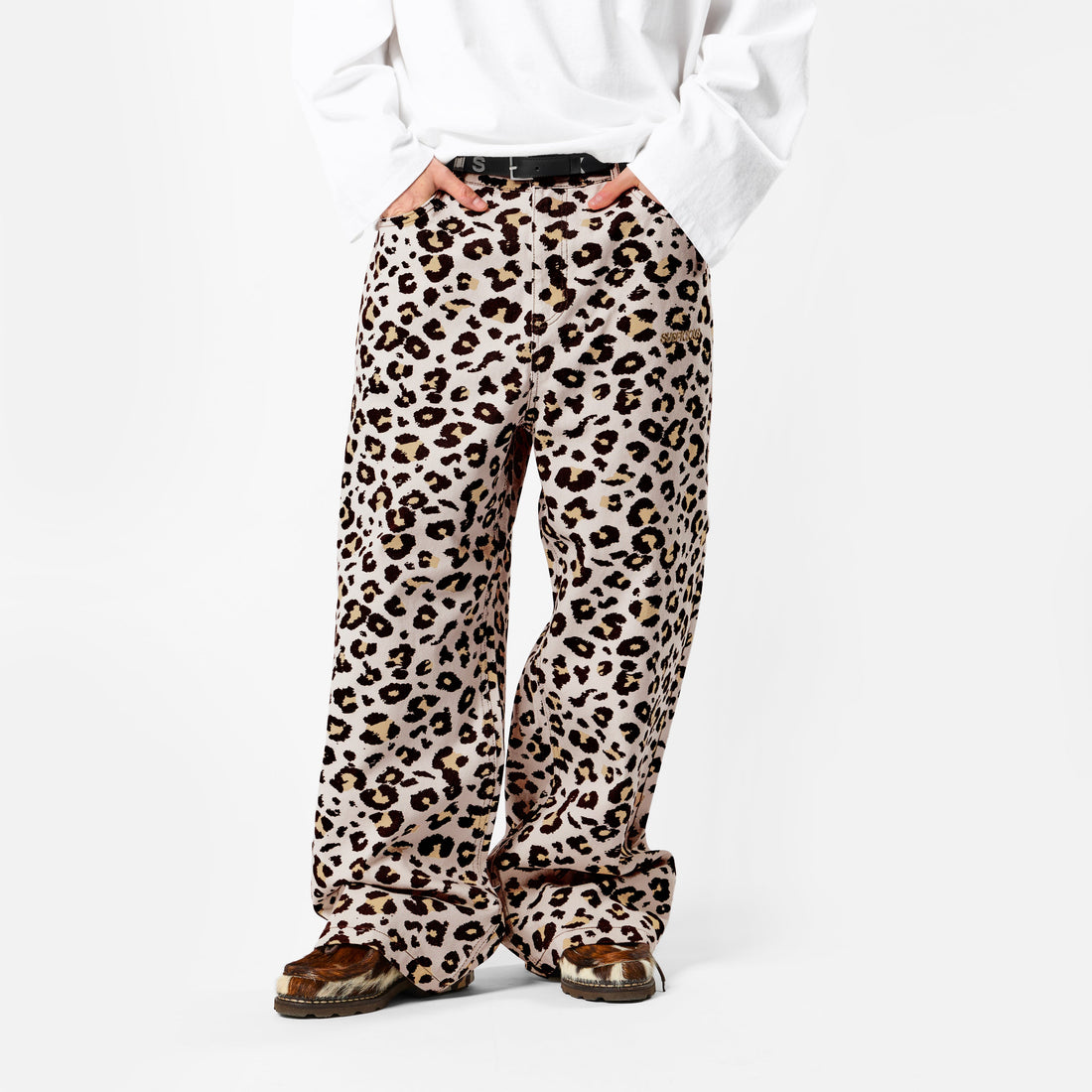 Leopard / Essentials Roomie Jeans - Light Leopard