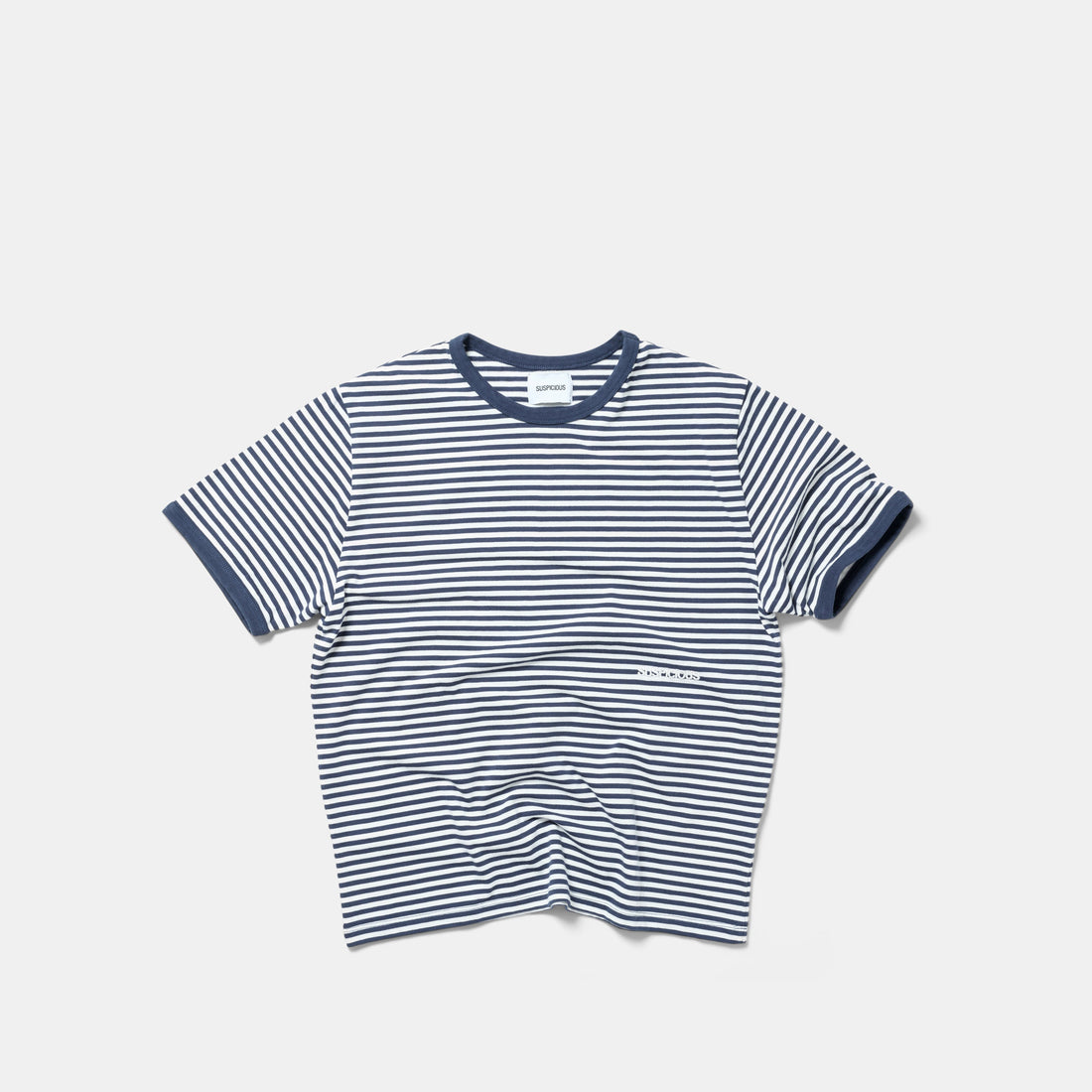 Summer Breeze / Essentials Striped Ringer Tee - Nightfall