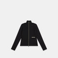 Winter 5 / Essentials W Fitted Zip-Up - Black