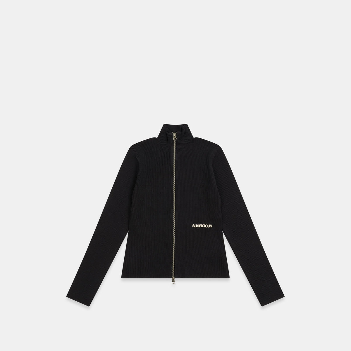 Winter 5 / Essentials W Fitted Zip-Up - Black